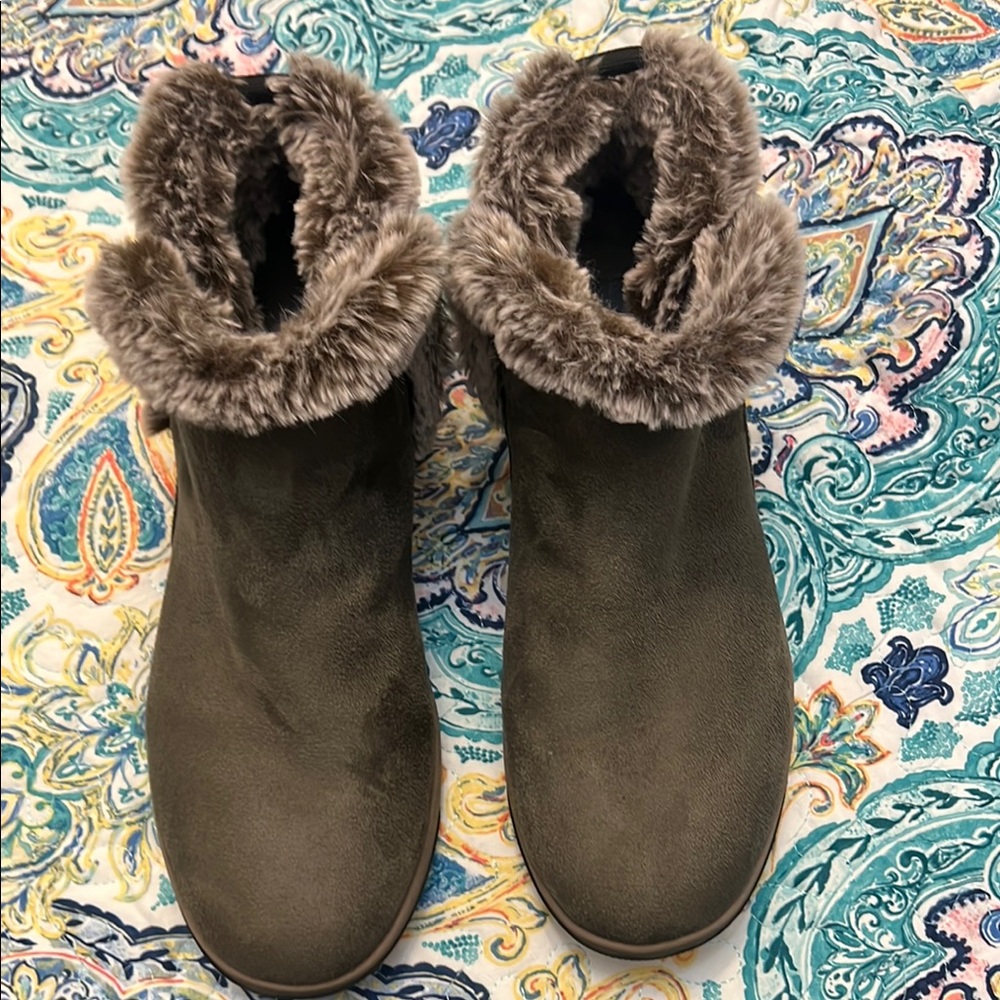 Women's Faux Fur Lined Ankle Boots